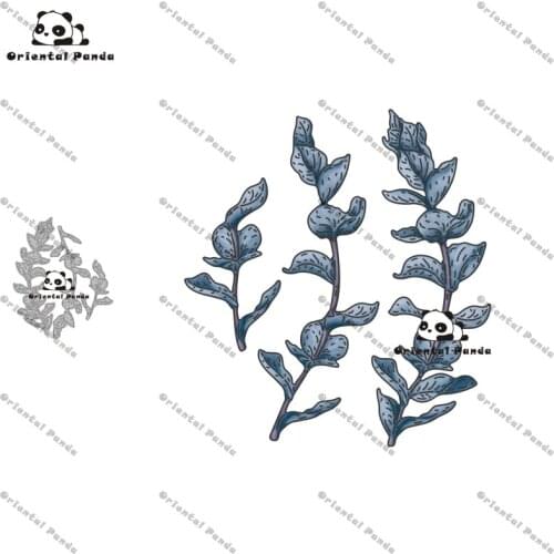 New Die 2020 Eucalyptus Baby Blue Metal Cutting Dies diy Dies photo album cutting dies Scrapbooking Stencil Die Cuts Card Making