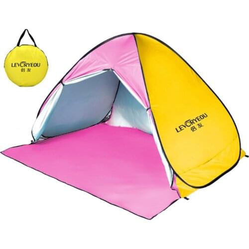 Outdoor Portable Camping Tent Pop-up Fun-Play Tent Automatic Instant Tent UV Protection Tent Sun Shade Awning for Camping Beach