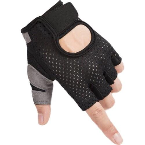 HOT Cycling Summer Mesh Non-slip Anti-sweat Mens and Womens Half-finger Gloves Breathable Sports Gloves Bicycle Cycling Gloves