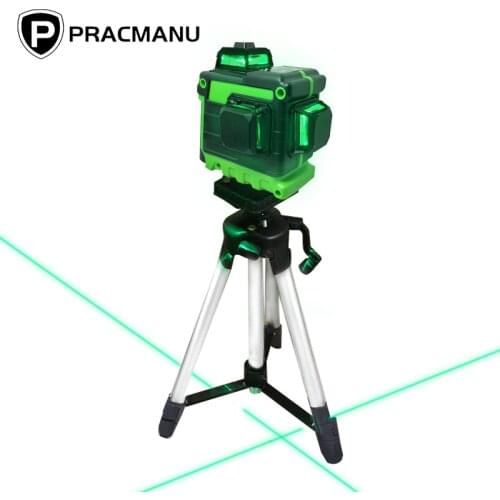 3D Level Laser Green 12 Lines Level Self-Leveling Vertical Cross Super Powerful Green 360 Horizontal Laser Level Professional