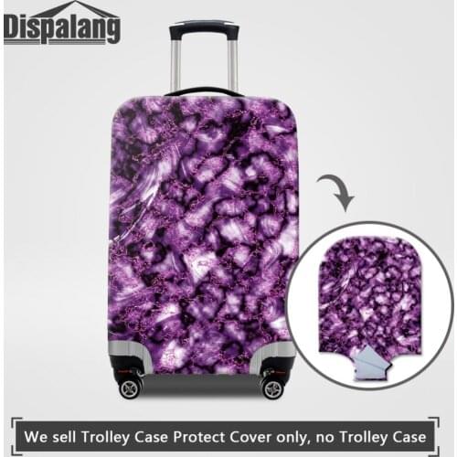 Dispalang Marble Print Dustproof Luggage Cover for 18-30 inch Case Scratch-resistant Suitcase Cover Women Men Travel Accessories