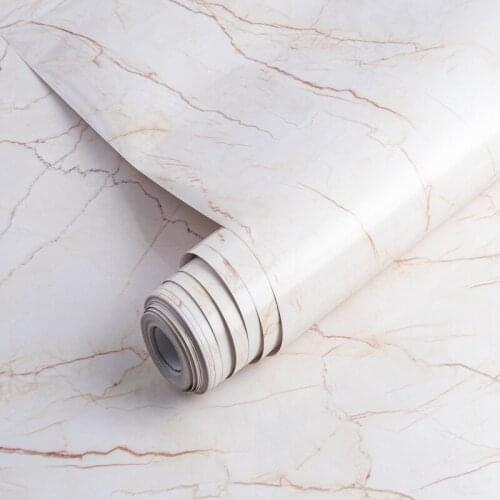 1/3/5M Modern Living Room Furniture Desktop Waterproof Marble Wallpaper Vinyl Self Adhesive Contact Paper Solid Color Home Decor