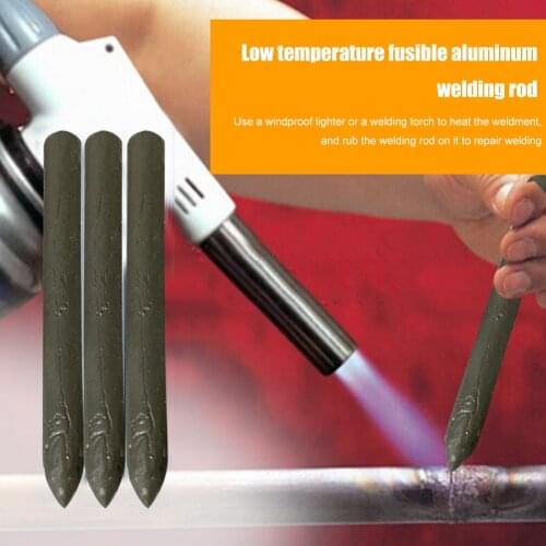 Easy Melt Aluminum Welding Rod Brazing Low Temperature Easy Melt Weld Bar Cored Wire Soldering Rod Tool No Need Powder