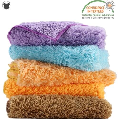 Brand Housekeeping Cleaning Cloth Super Water-absorbent Rag Fluffy Kitchen Towels Duster Dishcloth Scouring Pad Plush Dish Towel