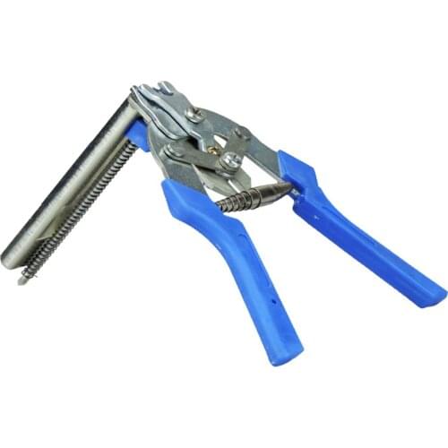 High Strength Hog Ring Plier Tool Heavy Duty 600pcs M Clips Chicken Mesh Cage Wire Fencing Ring Plier Welding Repair Hand Tools