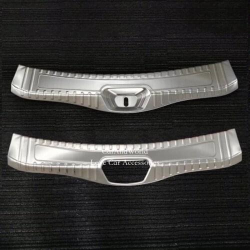 For Renault Koleos 2017 2018 Rear Tail Door Scuff Sill Cover Plate Protector Stainless Steel Stickers Car-Styling Accessories