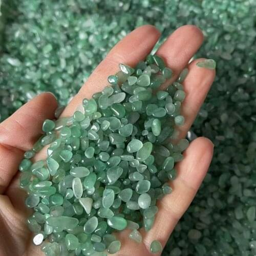 Green Aventurine Gravel Natural And Mineral Stones Reiki Crystals Healing Chakra Witchcraft Supplies Aquarium Decor