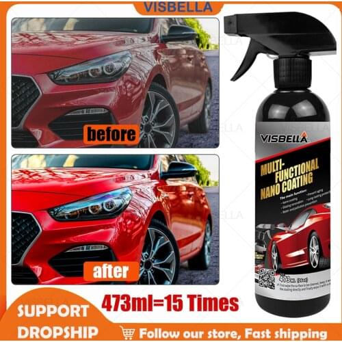 VISBELLA Liquid Glass Ceramic Car Coating Wax Crystal Nano Ceramic Polishing Spraying Polish Cleaning Hydrophobic Hand Tools