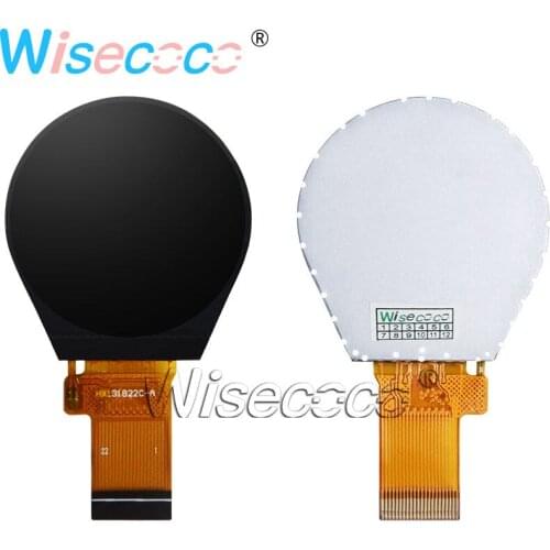 Wisecoco 1.28" 240*240 Resolution 22pin RGB LCD Screen for Smart Watch Replacement Robot Eyes VR