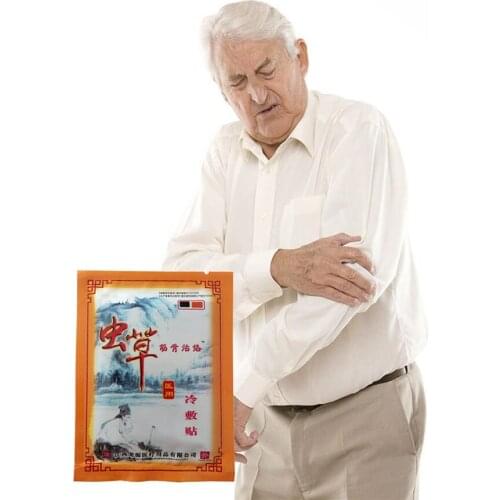 8Pcs Medical Coldcompress Analgesic plaster Cordyceps Active Meridians Paste Rheumatoid Arthritis Lumbar Cervical Spondylosis