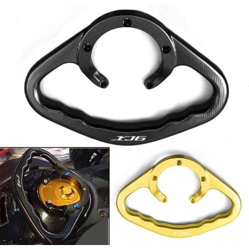 Motorcycle Accessories CNC Passenger Front Handgrips Tank Armrest Grab Handle Bar Hand Grip For Yamaha XJ6 XJ 6 YZF600 YZF1000