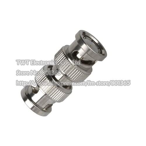 BNC Male to BNC Male Connector Camera CCTV DVR 100Qty,Free shipping
