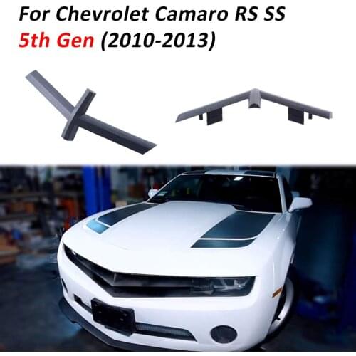 Black Bowtie Delete Grill Cross Cover Decoration Emblem For Chevrolet Camaro RS SS 5th Gen 2010 2011 2012 2013