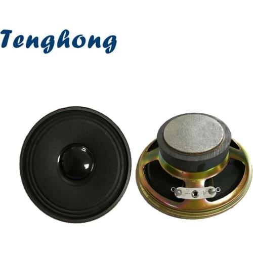 Tenghong 2pcs 3 Inch 4Ohm 3W Full Range Speaker External Magnetic Portable Audio Speaker Unit Home Theater Bluetooth Loudspeaker