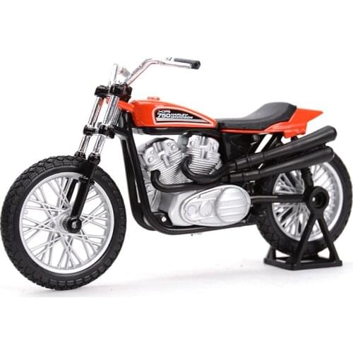 Maisto 1:18 1972 XR750 Racing Bike Die Cast Vehicles Collectible Hobbies Motorcycle Model Toys