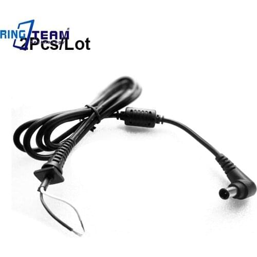 For SONY Fujitsu Laptop Notebook Adapter cable 6.0x4.4mm with needle 6.0*4.4 DC plug Cord Power Supply Cable Male Charger Cable