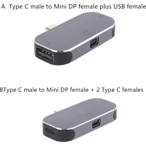 USB2.0/Type-C Conversion Type-c to Mini DP/ Display Port Adapter Computer Connector Universal Type-C Converter