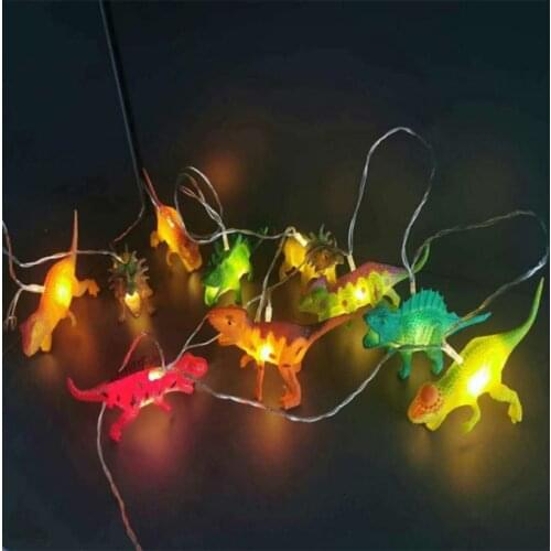 Creative 10 LED Dinosaur String Light For Kids Christmas Fairy Lights ChildrenS Room Led String Lights Garland Children Gift