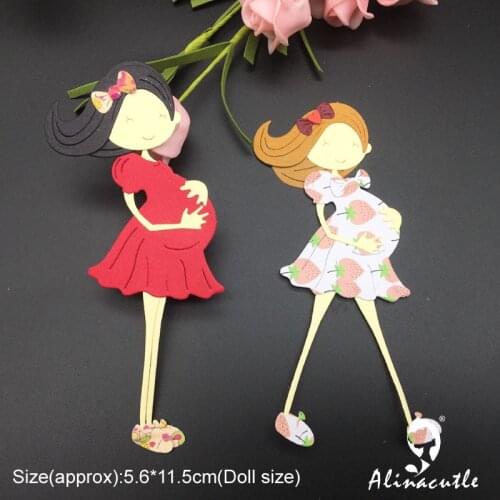 Die Cut Metal Cutting Cut Mum pregnant Mother son Alinacraft Scrapbook Paper Craft Handmade Card Punch Art Knife Cutter Die Cut