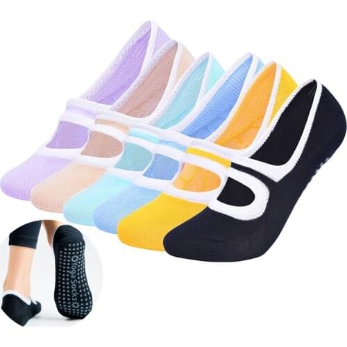 Professional Sports Socks Woman Socks Non-slip Yoga Socks Female Fitness Dance Backless Gym Indoor Floor Socks Christmas Gifts