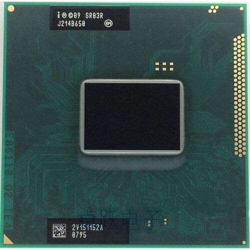 Original intel CPU Core CPU processor I7-2640M SR03R I7 2640M SRO3R 2.8G-3.5G/4M for HM65 HM67 Free Shipping