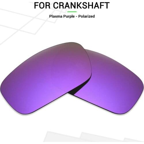 Mryok POLARIZED Replacement Lenses for Oakley Crankshaft Sunglasses Plasma Purple