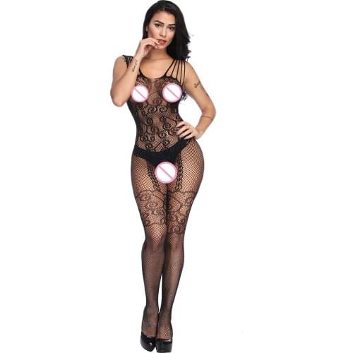 Porn Sex Underwear Women Hot Erotic Transparent Bodysuit Sexy Teddy Lingerie Open Crotch Fishnet Body Stockings Sexy Costumes