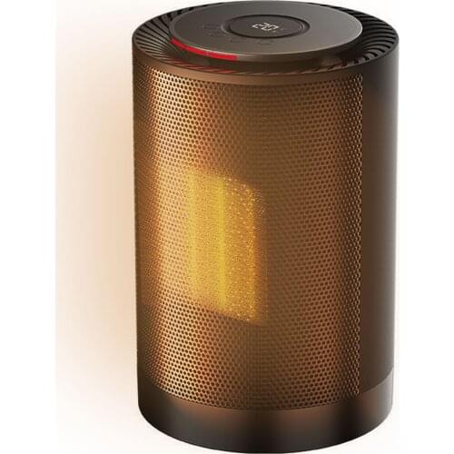 Portable Mini 1200W/600W Ceramic Electric Heater with Overheat Tip-over Protection Timer for Home Office Rooms EU Plug 10x7in