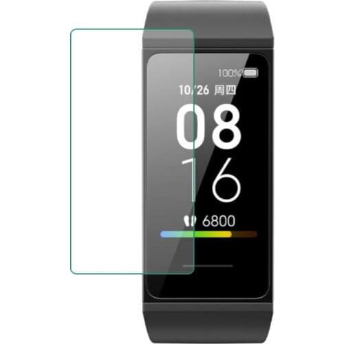 Tempered Glass Clear Protective Film Guard For Xiaomi Redmi Band 4C Smartband Smart Wristband Bracelet Screen Protector Cover