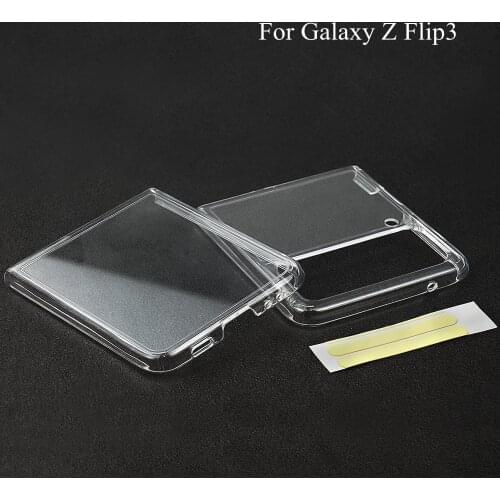 Transparent Case for Samsung Galaxy Z Flip3 Case Soft Silicon Shockproof Shell Luxury Clear Case for Samsung Z Flip 3 Case