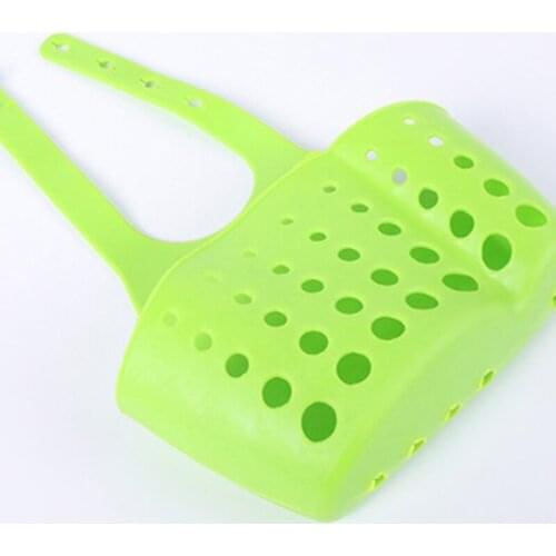 Adjustable Snap-On Sink Storage Basket Shelf Faucet Sponge Sink Holder Drain Basket Kitchen Bathroom Accessory