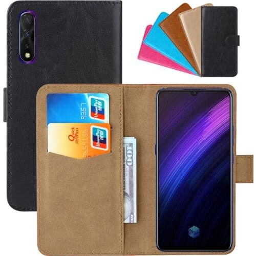 Luxury Wallet Case For Vivo iQOO Neo 855 PU Leather Retro Flip Cover Magnetic Fashion Cases Strap