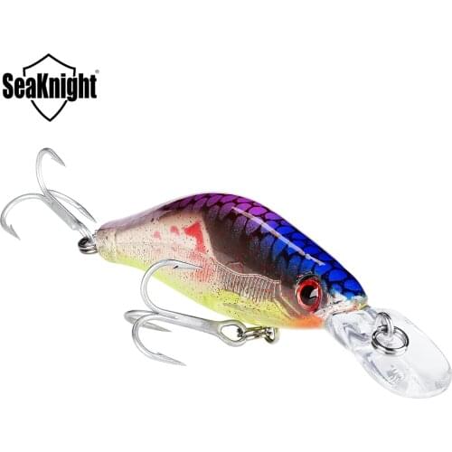 SeaKnight SK043 Suspending Minnow 6.5g 65mm 0-1.2M 1PC Fishing Lure Wobbler Minnow Crankbait Sharp Hook Lake River Fishing