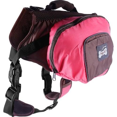 Portable pet dog outdoor backpack doggy foldable bag supplies puppy food package products dogs accessories 1pcs 3 colors