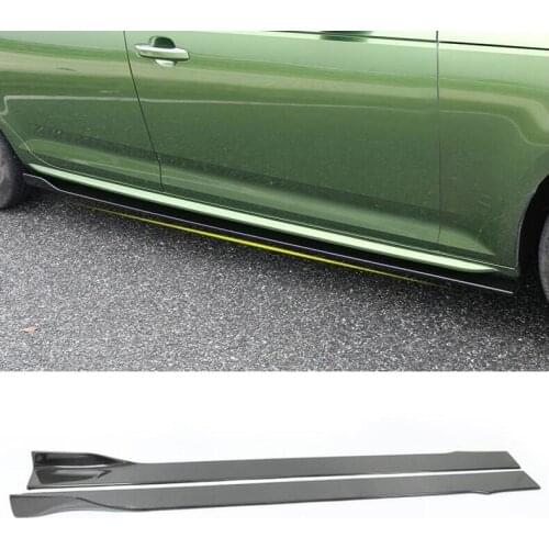 Carbon Fiber Side Skirt Lip Spoiler For Audi A3 S3 RS3 A4 S4 RS4 A5 S5 RS5 B8 B8.5 B9 A6 S6 RS6 C7 C7.5 C8 A7 S7 RS7 A8 S8 RS8
