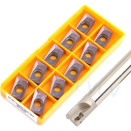 BAP 400R CNC Lathe Milling Tool Holder BAP400R 2T 3T +10pcs APMT1604 APKT Coating High Quality Machine Tool Carbide Blade Group