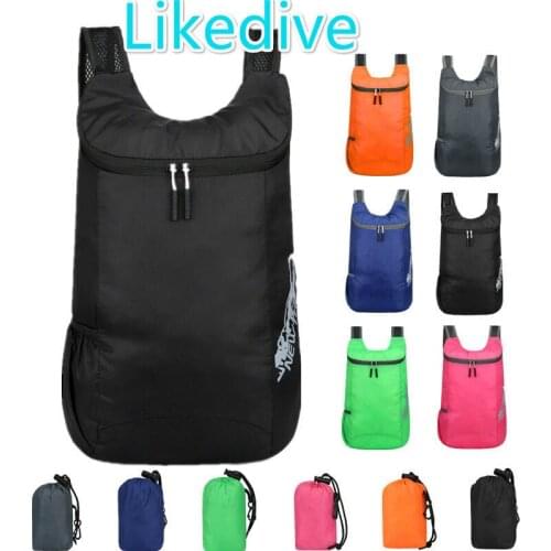 Swimming Storage Bag Men Women Ultralight Foldable Bag Lightweight Packable Backpack, Folding Bag
