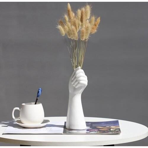 Nordic Style Vase Flowers Modern Home Office Decor of Creative Floral Composition Living Room Ornament Ceramics Vase