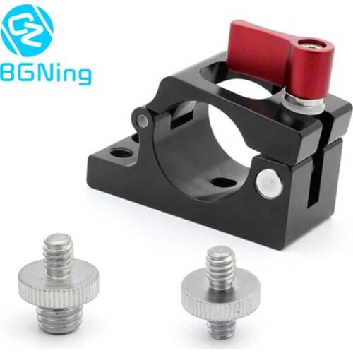 25mm Tube Rod Clamp Holder Mount Adapter for DJI Ronin M Drone MX zhiyun feiyu Parts Monitor Bracket with 1/4 3/8 Screw Hot Shoe