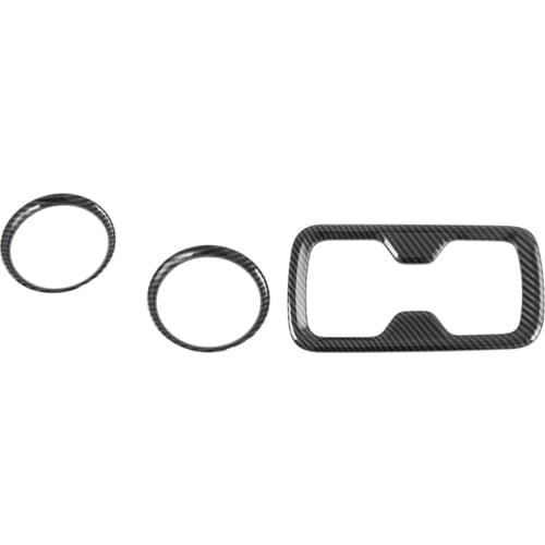 Car Front Water Cup Holder Protector Frame Cover Trim with Car Front Air Conditioner AC Outlet Vent Frame Cover