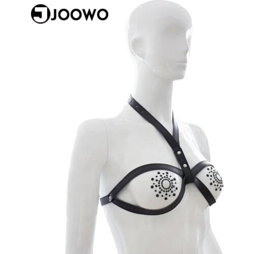 Exotic Female Body Harness Bondage Restraint Open Bust Bra Cosplay Belt Sex Products for Women