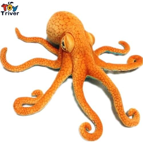 Giant Squid Octopus Lucky Fish Plush Toy Triver Stuffed Ocean Animals Doll Kids Children Boy Toys Birthday Gift Home Shop Decor