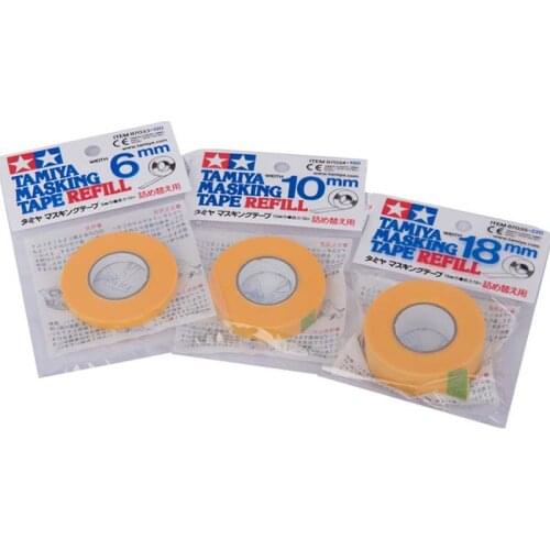 Tamiya Masking Tape 6mm - 10mm - 18mm Refills 3 Rolls 87033-87034-87035 Refills