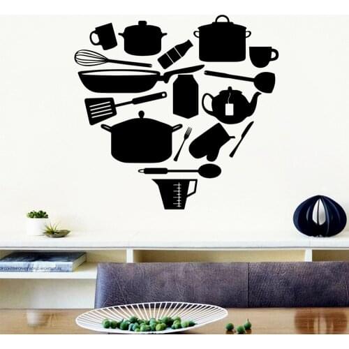 Delicate Kitchen Home Decor Vinyl Wall Stickers For Kids Room Decoration Wall Decoration Murals vinilo decorativo