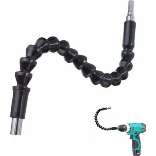 JLI 1Pcs Flexible Shaft Hex Shank 1/4'' 300mm Extension Screwdriver Drill Bit Holder Connect Link For Electronic Drill Tools