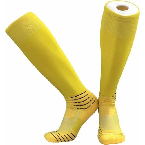 Compression Soccer Socks Mens Cycling Socks Anti Slip Football Basketball Sport Fitness Adult Running High stockings 10 colors