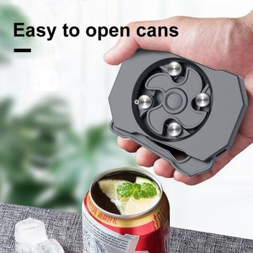 Can Opener 2 In 1 Fast Without Falling Portable Cola Can Opener Canned Beer Beverage Bottle Opening Tool Kitchen Bar Gadgets