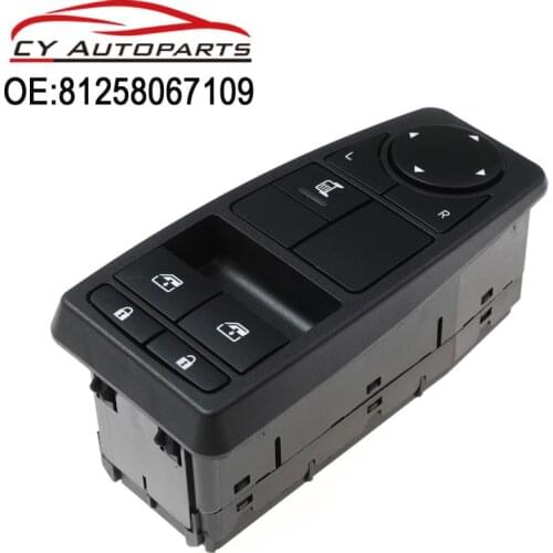 New High Quality For MAN Truck Parts Switch Driver Side Front Door Window Switch 81258067109