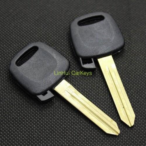 PINECONE for INFINITI Emergency Car Key Uncut Brass Blank Blade Straight ABS Key Shell 1PC