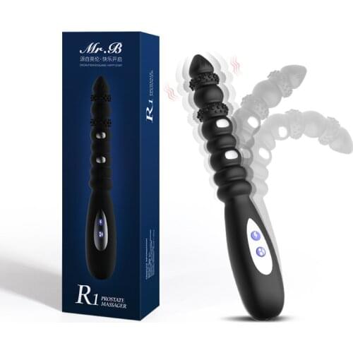 Electric Shock Butt Plug Male Prostate Massager 10 Modes Vibrating Anal Beads Sex Toys For Women Men Vagina G-Spot Stimulate